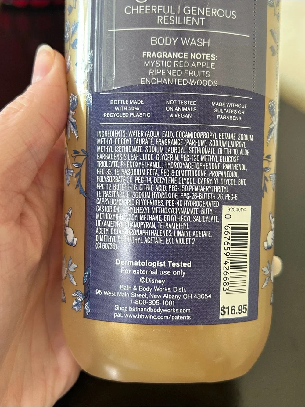 Bath & Body Works x Disney Princess Snow White 10 Ounce Body Wash